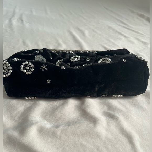 NWT Anthropologie Studded Velvet Embellished Clutch - Picture 8 of 14